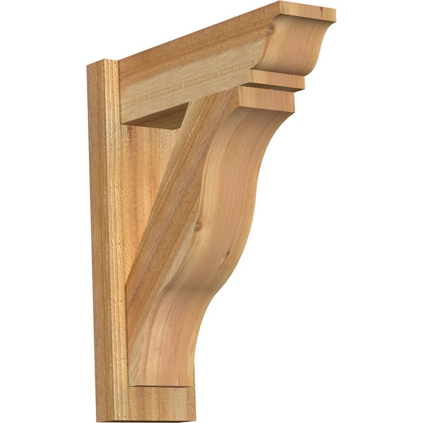 Ekena Millwork Funston Rough Sawn Traditional Outlooker, Western Red Cedar, 6"W x 18"D x 22"H OUT06X18X22FST01RWR - main